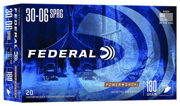 FEDERAL 30-06 SPRG 180GR JSP POWER SHOK