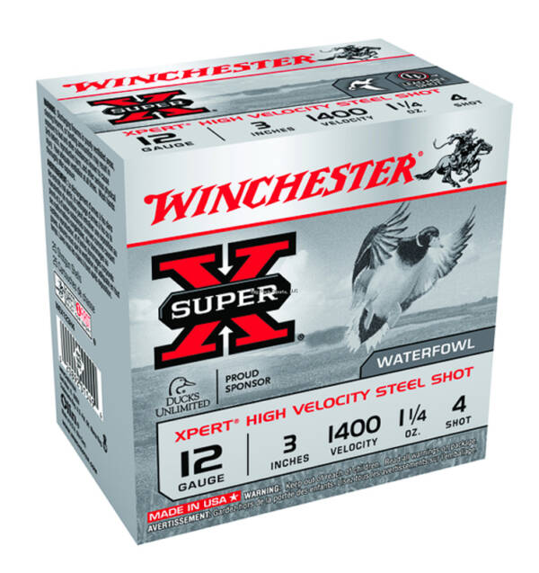 12 GAUGE 3-IN #4 SHOT 25-PK