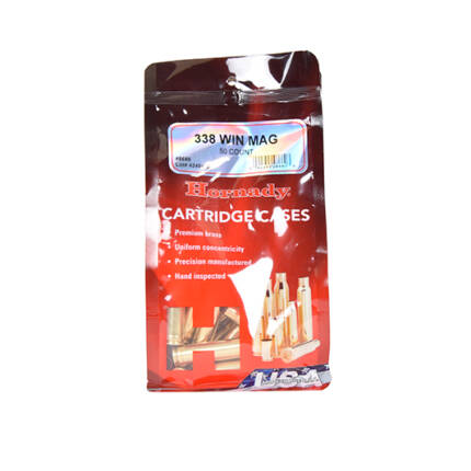 HORNADY 338 WIN MAG BRASS 50CT #8680