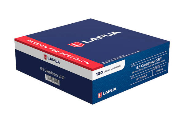 LAPUA 6.5 CREEDMOOR SRP BRASS 100CT CRDBRD BX