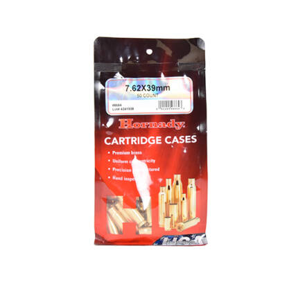 HORNADY 7.62X39MM BRASS 50CT #8664