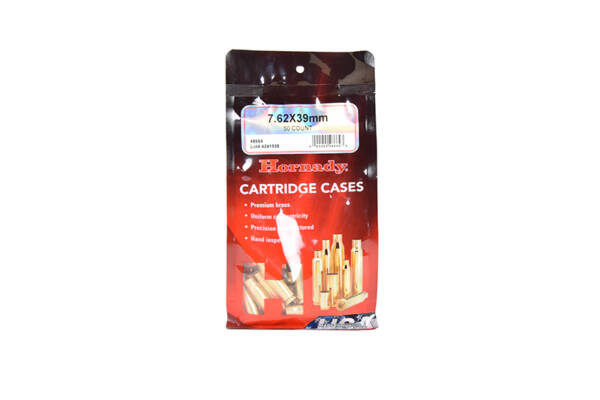 HORNADY 7.62X39MM BRASS 50CT #8664