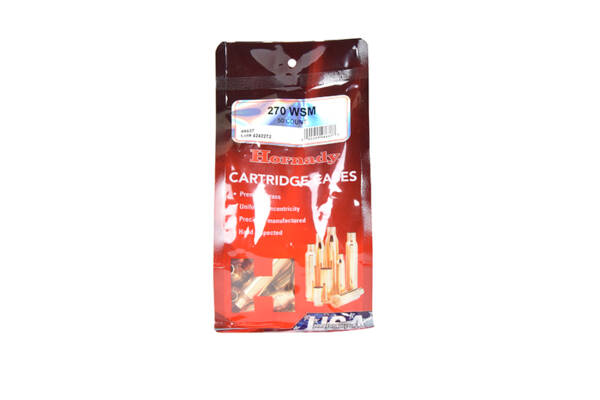 HORNADY 270 WSM BRASS 50CT #8637