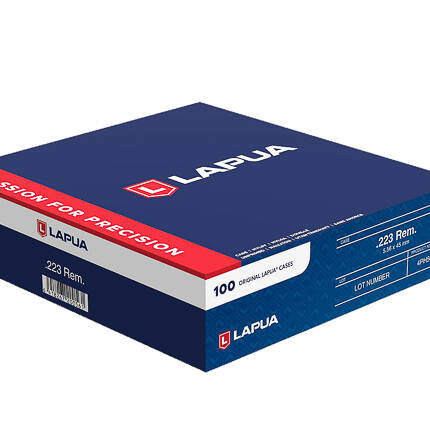 LAPUA 223 REM MATCH BRASS 100CT