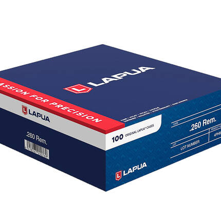 LAPUA 260 REM BRASS 100CT