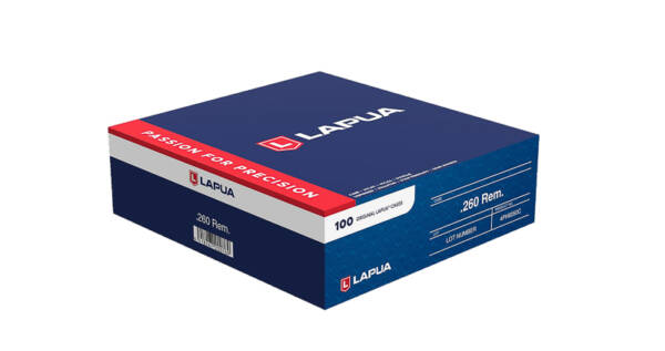 LAPUA 260 REM BRASS 100CT