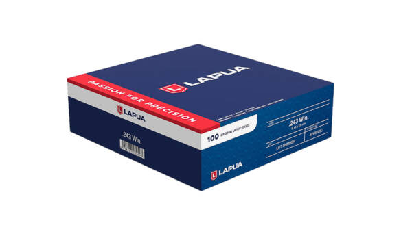 LAPUA 243 WIN BRASS 100CT