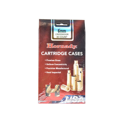 HORNADY 6MM CREEDMOOR BRASS 50CT #86280