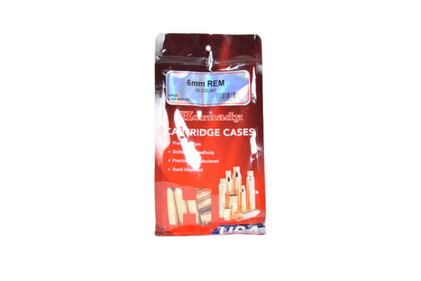 HORNADY 6MM REM BRASS 50CT #8622
