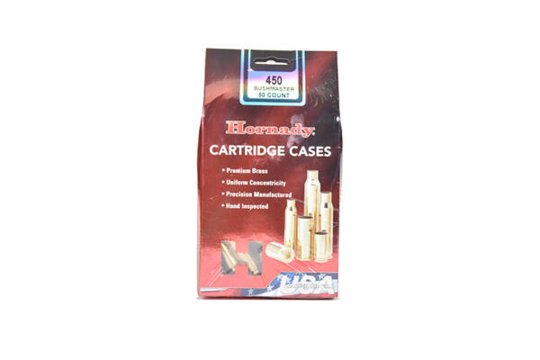 HORNADY 450 BUSHMASTER BRASS 50CT #86935