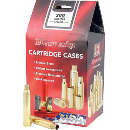 HORNADY 300 WIN MAG BRASS 50CT #8670