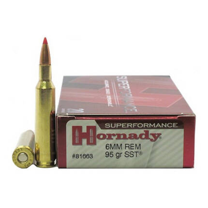 HORNADY 6MM REM 95GR SST SUPERFORMANCE