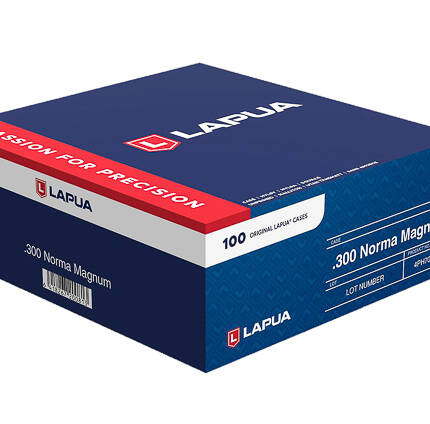 LAPUA 300 NORMA MAG BRASS 100CT CRDBRD BX