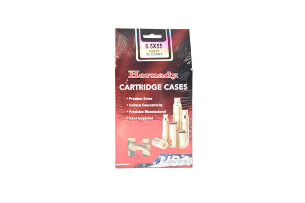 HORNADY 6.5X55 SWEDISH BRASS 50CT #86263