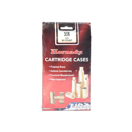 HORNADY 358 WIN BRASS 50CT #8741
