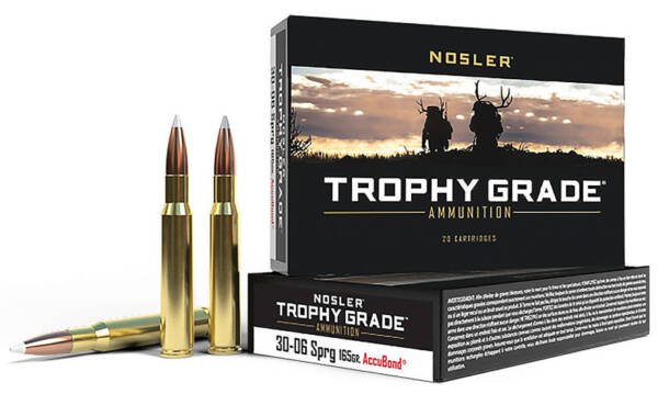 NOSLER 30-06 SPRG 165GR ACCUBOND TROPHY GRADE