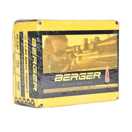 30CAL 115GR FLAT BASE TARGET 500CT 30721