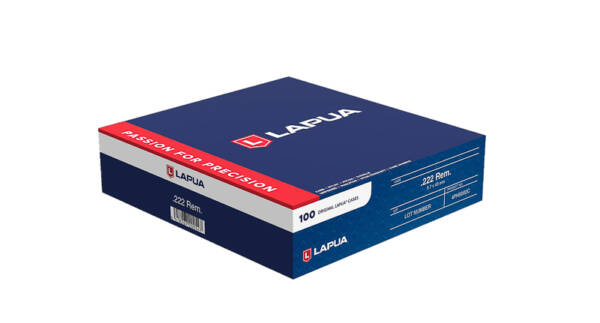 LAPUA 222 REM BRASS 100CT