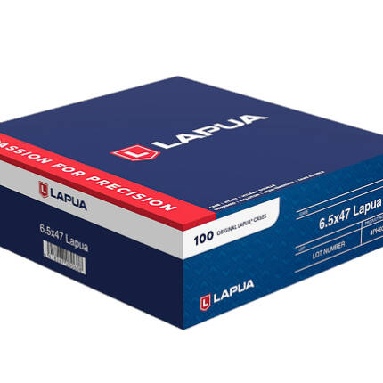 LAPUA 6.5x47 BRASS 100CT