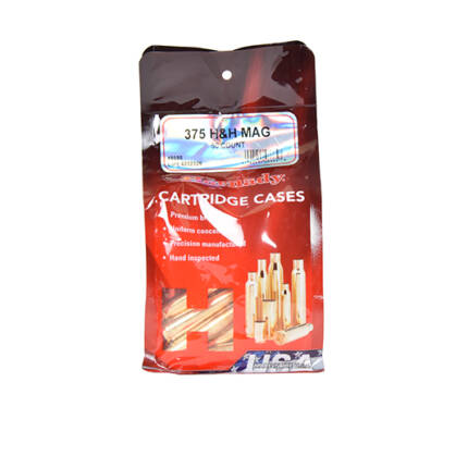 HORNADY 375 H&H BRASS 50CT #8685