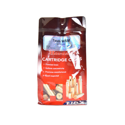 HORNADY 7MM WSM BRASS 50CT #8639