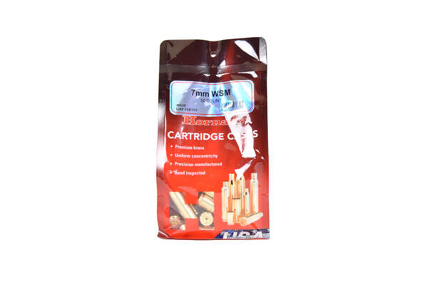 HORNADY 7MM WSM BRASS 50CT #8639
