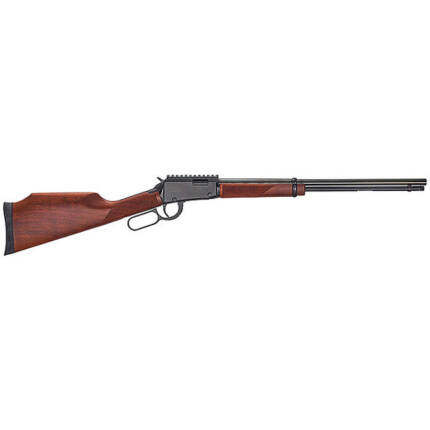 HENRY 22WMR SM GAME LEVER WOOD 12+1 W/SIGHTS 20IN
