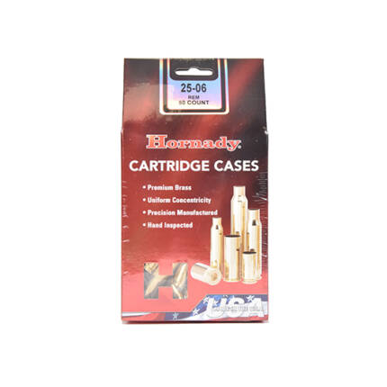 HORNADY 25-06 REM BRASS 50CT #86251