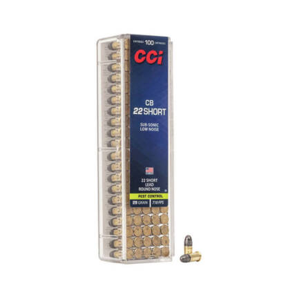 CCI 22SHORT 29GR LEAD RN CB PEST CONTROL 100CT