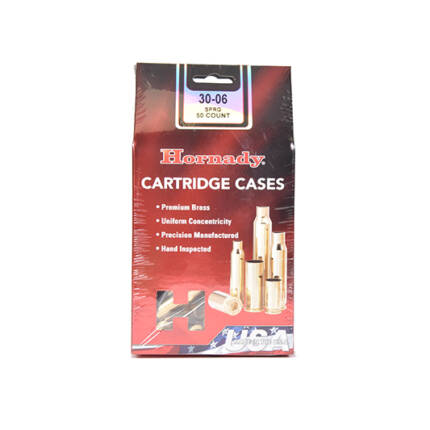 HORNADY 30-06 SPRG BRASS 50CT #8665