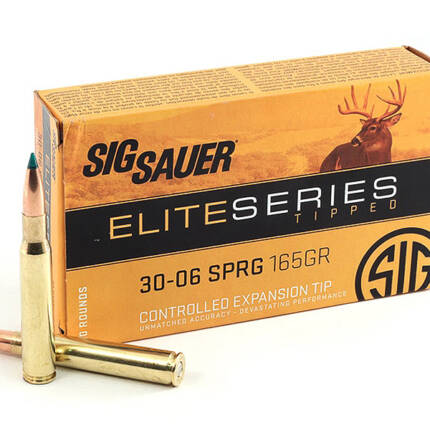 SIG SAUER 30-06 SPRG 165GR CONTROLLED EXPANSION TIP ELITE