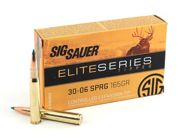 SIG SAUER 30-06 SPRG 165GR CONTROLLED EXPANSION TIP ELITE