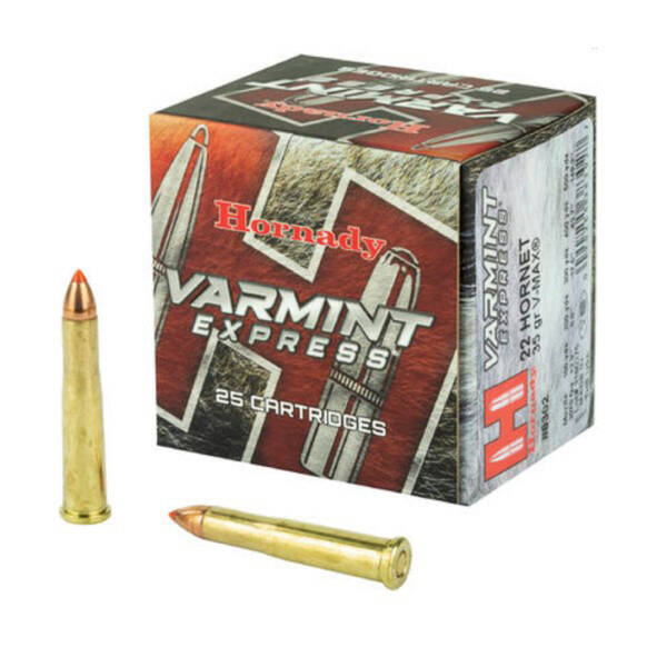 HORNADY 22 HORNET 35GR V-MAX 25CT