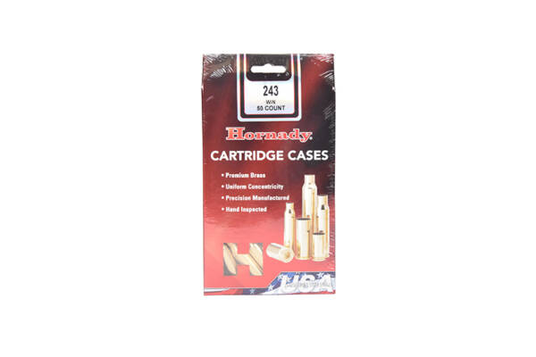 HORNADY 243 WIN BRASS 50CT #8620