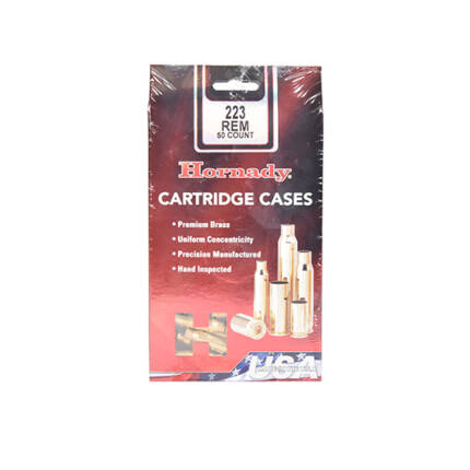 HORNADY 223 REM BRASS 50CT #8605