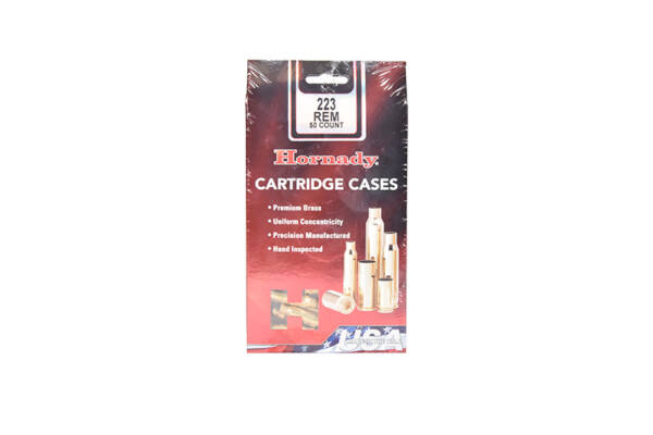 HORNADY 223 REM BRASS 50CT #8605