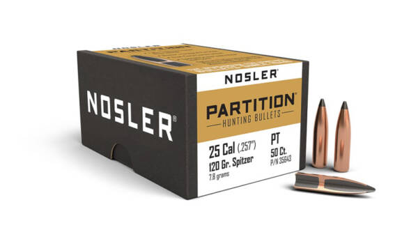 NOSLER 25CAL 120GR PARTITION 50CT 35643
