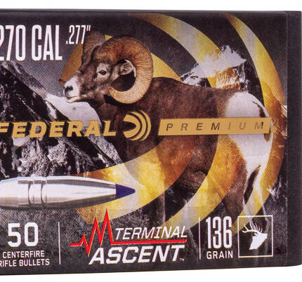 FEDERAL 6.5MM 130GR TERMINAL ASCENT 50CT