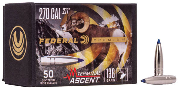 FEDERAL 6.5MM 130GR TERMINAL ASCENT 50CT