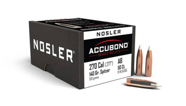 NOSLER 270CAL 140GR ACCUBOND 50CT 54765