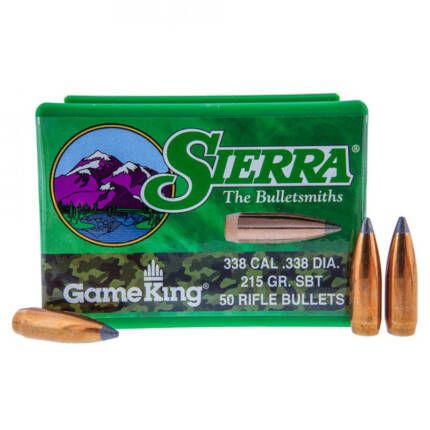SIERRA 338CAL 215GR SBT GAMEKING 50CT 2610