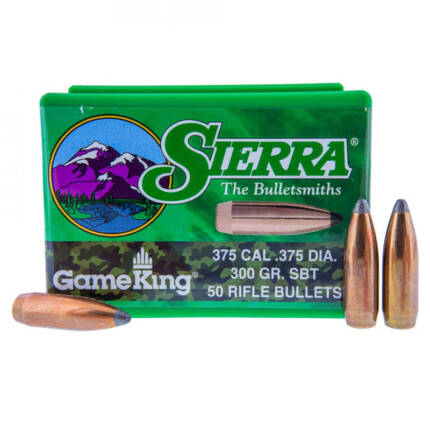 SIERRA 375CAL 300GR SBT GAMEKING 50CT 3000