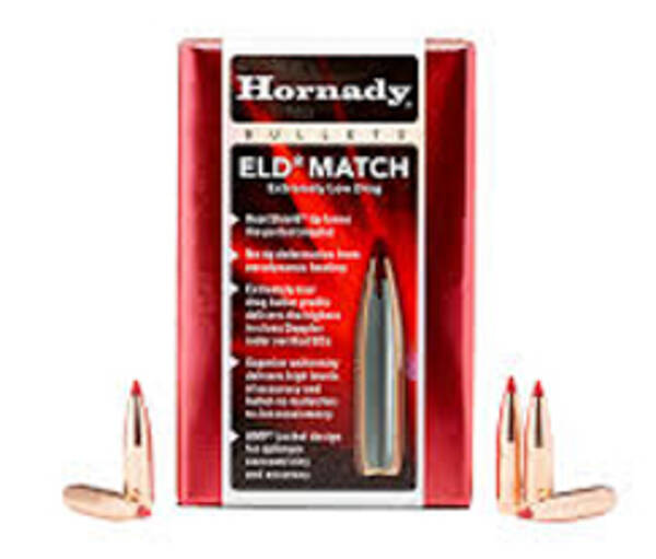 HORNADY 6MM 109GR ELD MATCH 500CT #245301
