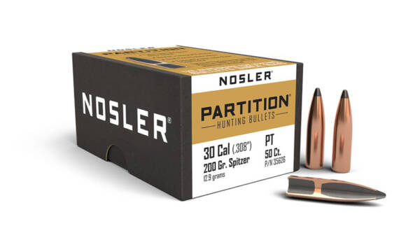 NOSLER 30CAL 200GR PARTITION 50CT 35626
