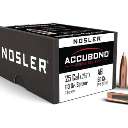 NOSLER 25CAL 110GR ACCUBOND 50CT 53742