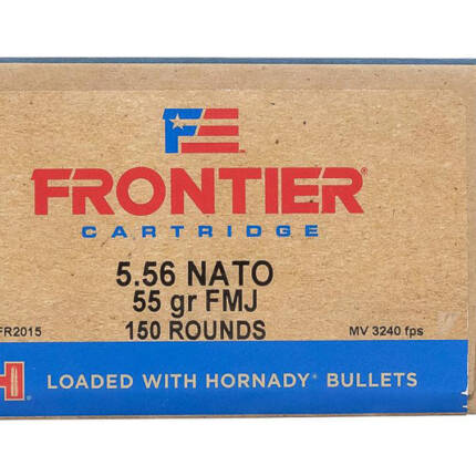 FRONTIER 5.56 NATO 55GR FMJ 150CT