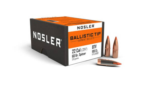 NOSLER 22CAL 60GR BALLISTIC TIP 100CT 34992