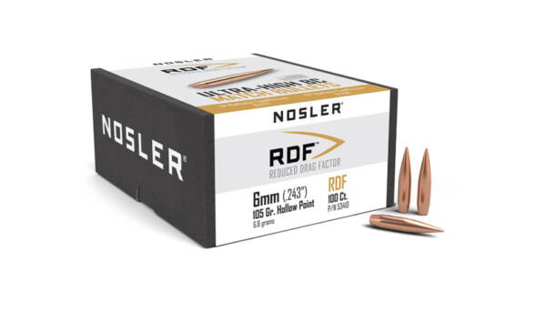 NOSLER 6MM 105GR HPBT RDF 100CT 53410