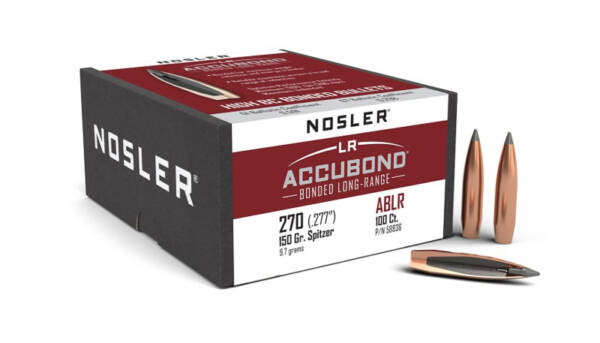 NOSLER 270CAL 150GR ACCUBOND LR 100CT 58836