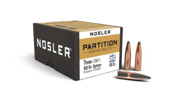 NOSLER 7MM 160GR PARTITION 50CT 16327